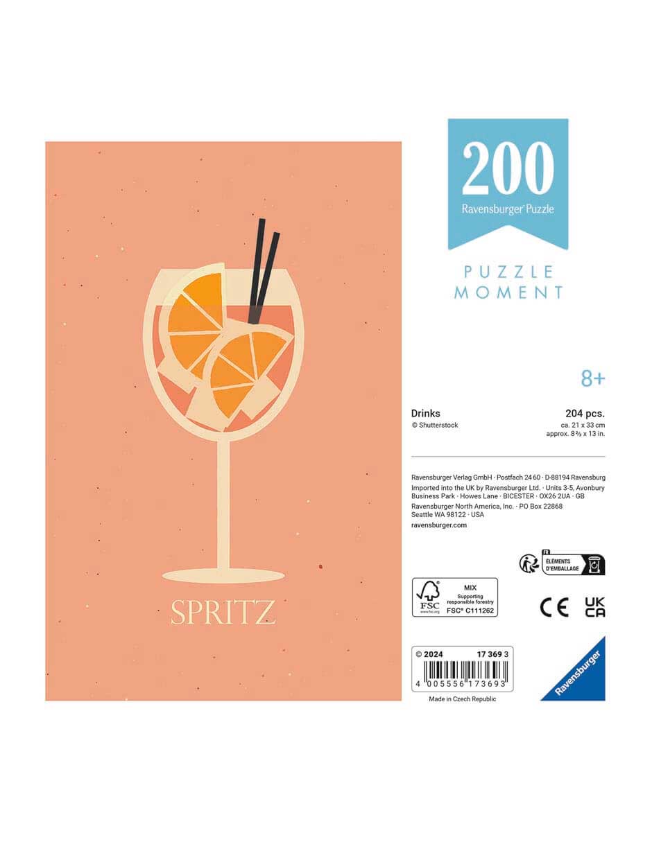 Rompecabezas obras de arte drinks 200 piezas 4