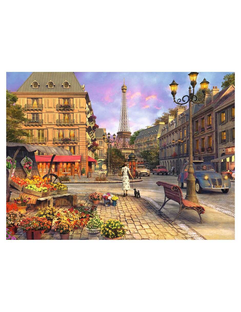Rompecabezas paisaje de paseo por parís 500 piezas 5