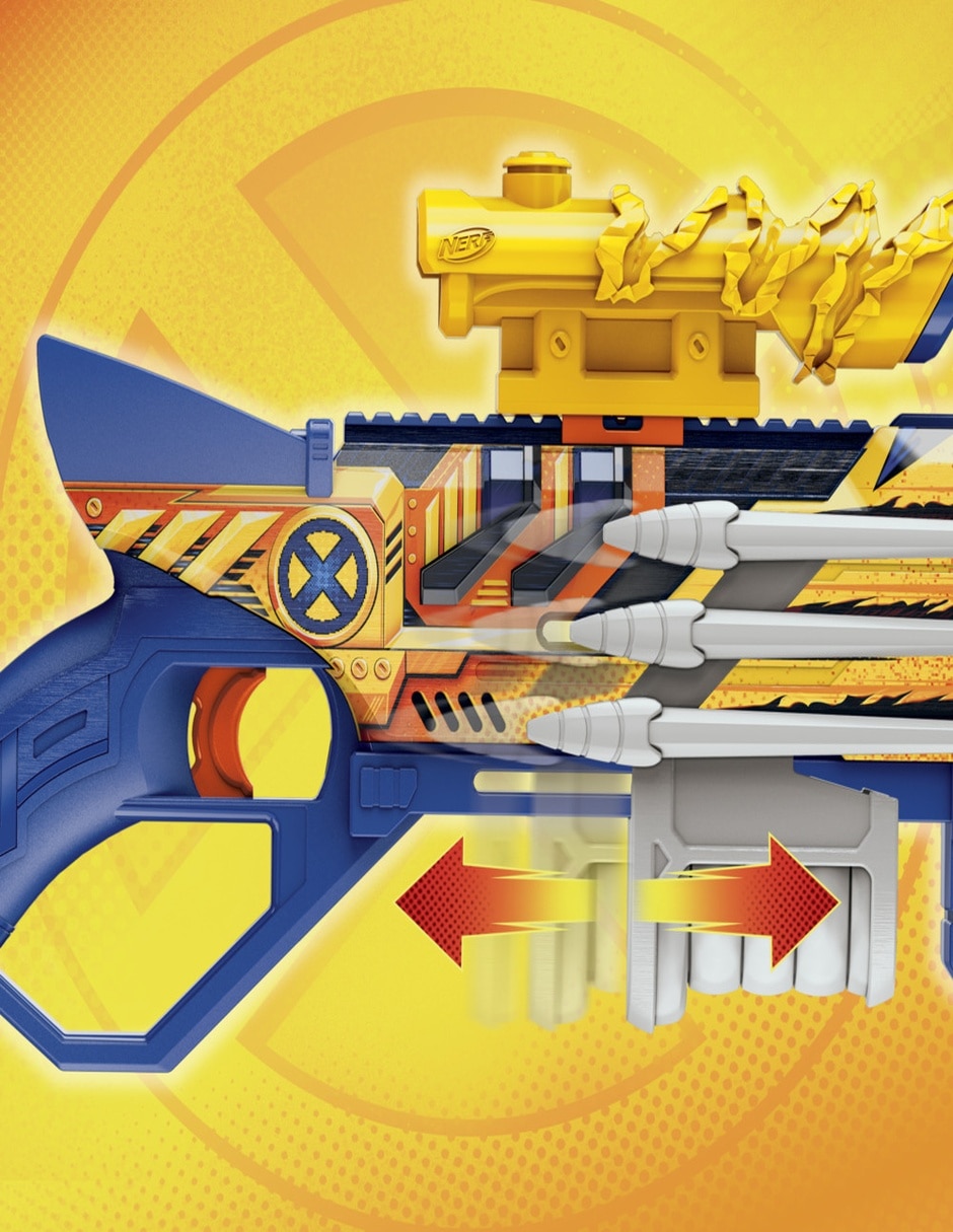 Lanzadardos marvel lanzador wolverine 8