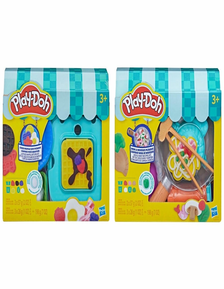 Kit de masa moldeable set temático de comida surtido play-doh 2
