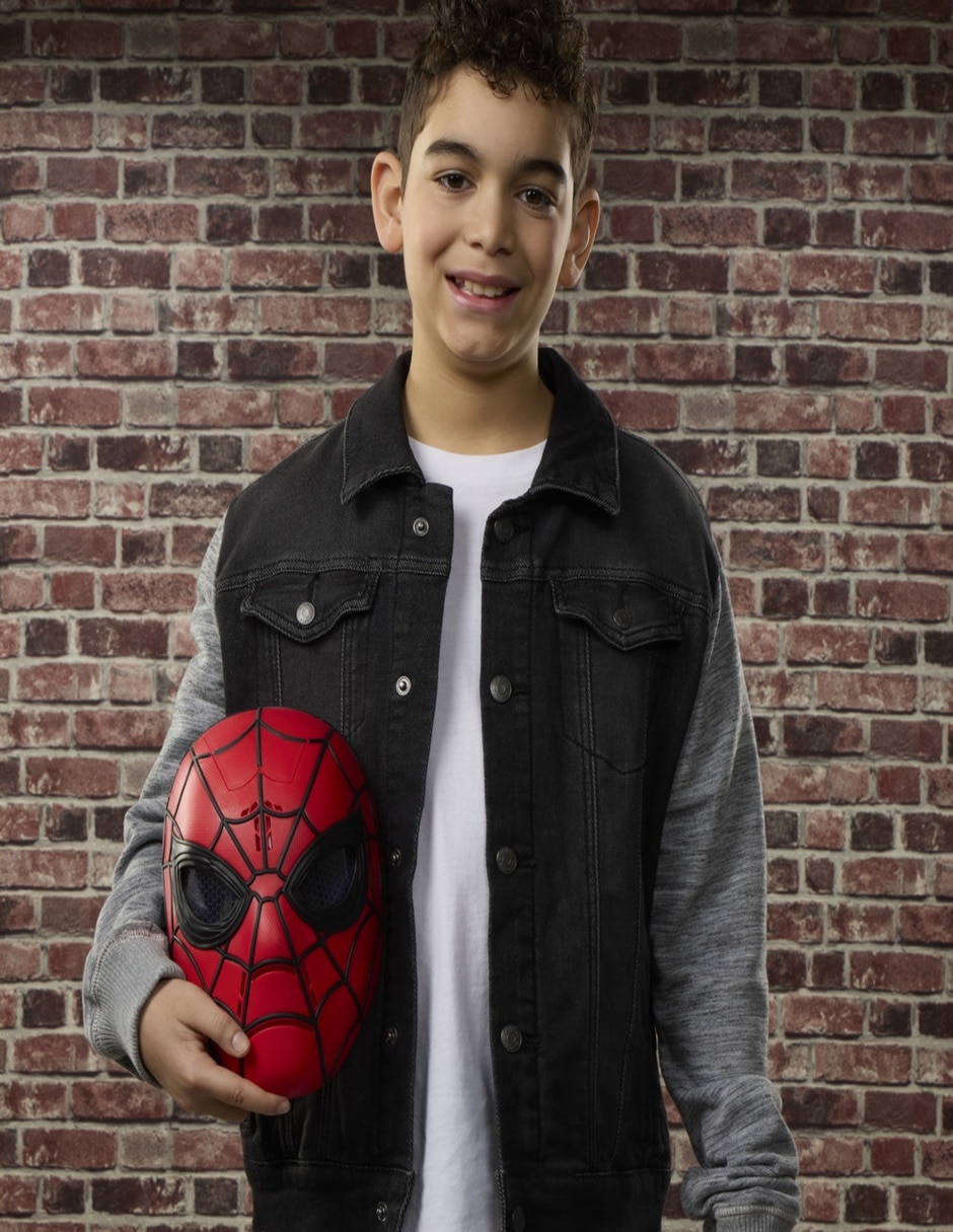 Máscara táctica aire libre y deporte spider-man con luz y sonido 12