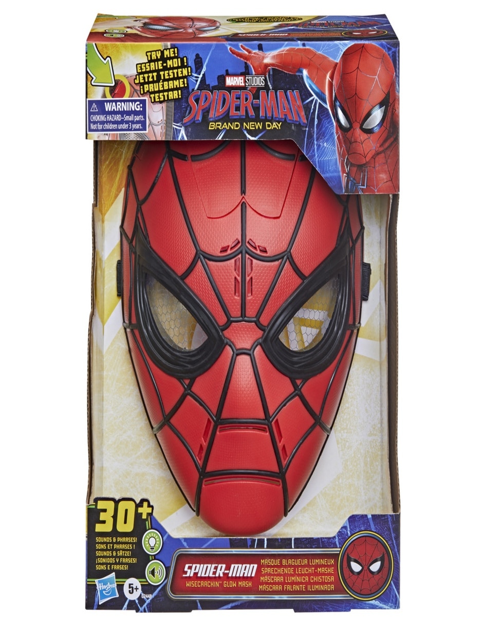 Máscara táctica aire libre y deporte spider-man con luz y sonido 13