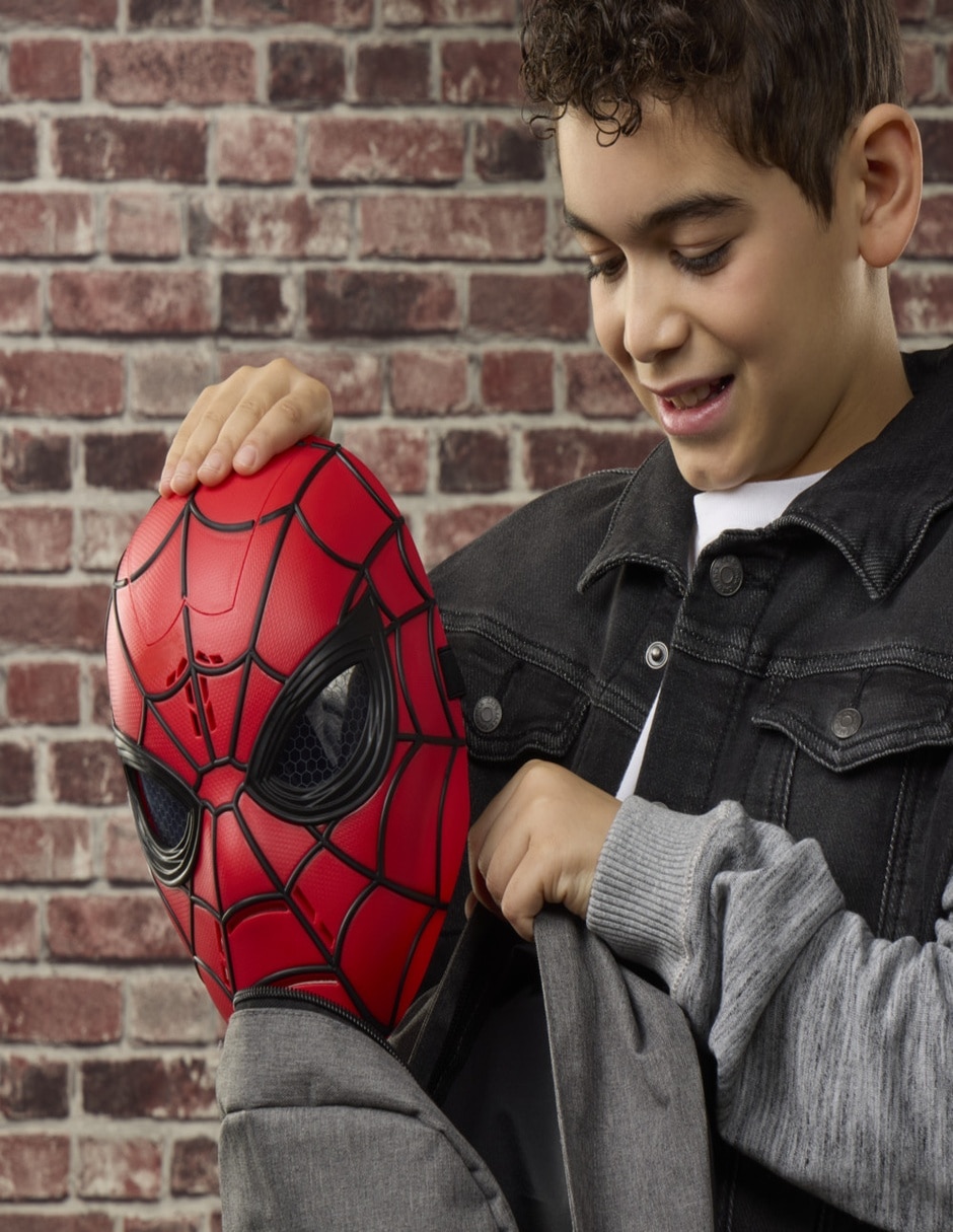 Máscara táctica aire libre y deporte spider-man con luz y sonido 15