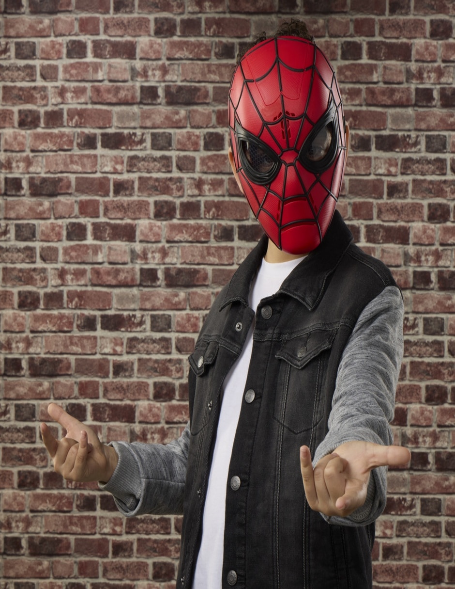 Máscara táctica aire libre y deporte spider-man con luz y sonido 3