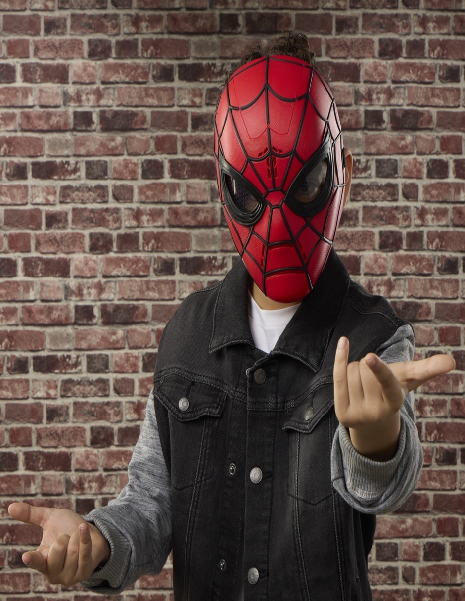 Máscara táctica aire libre y deporte spider-man con luz y sonido 4