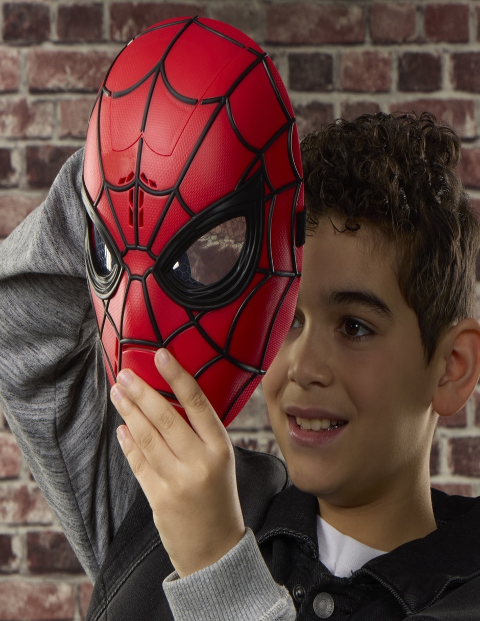 Máscara táctica aire libre y deporte spider-man con luz y sonido 5