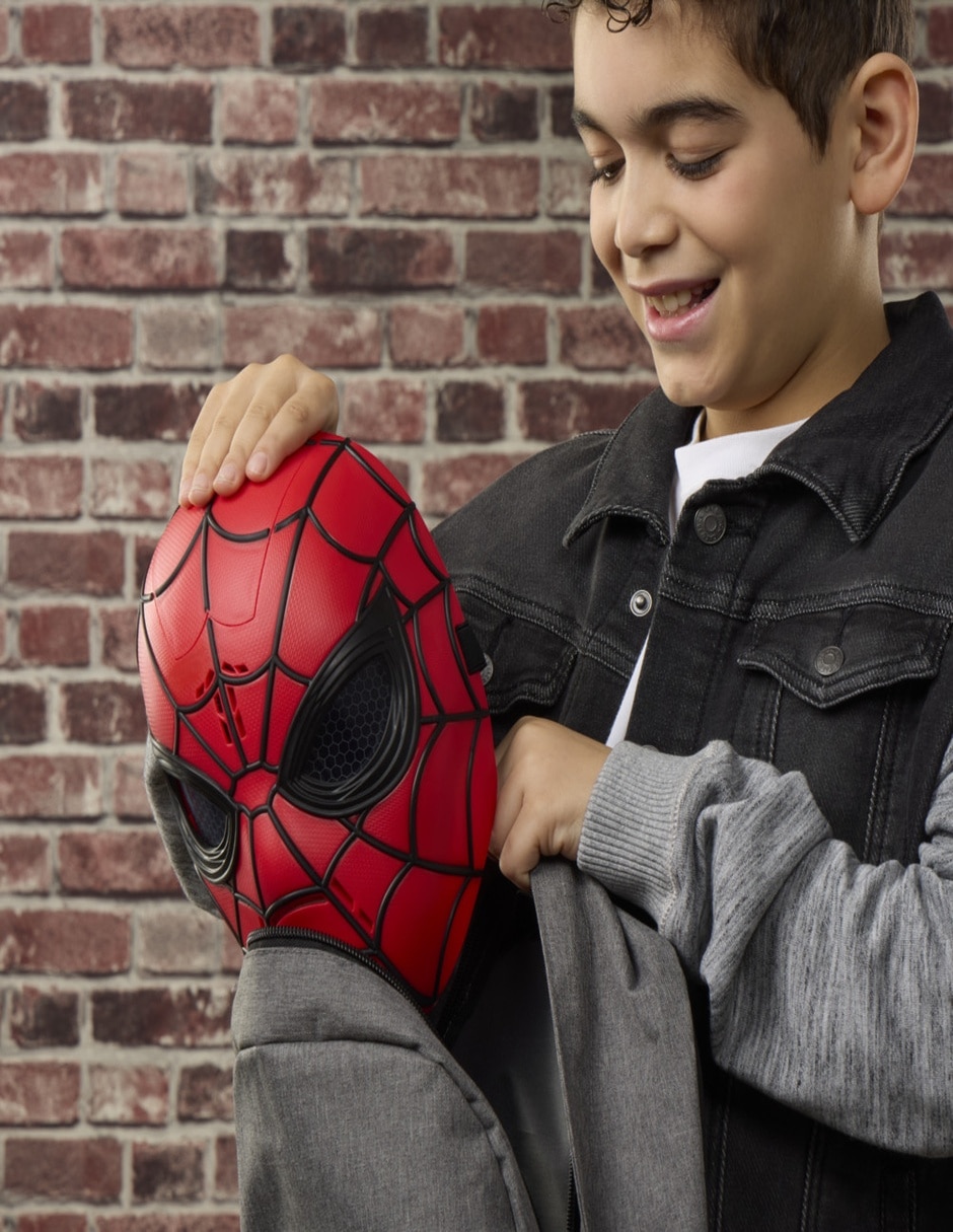 Máscara táctica aire libre y deporte spider-man con luz y sonido 7