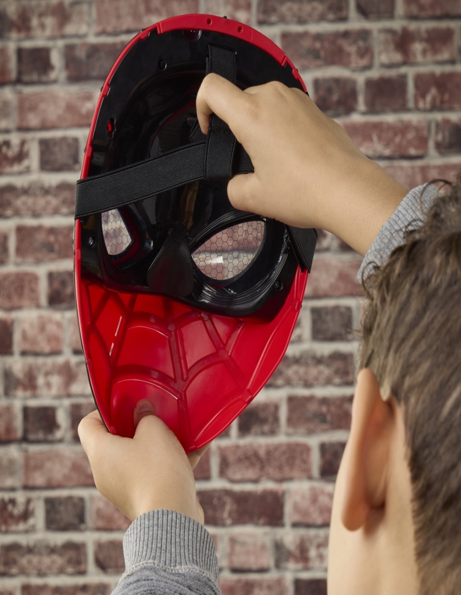 Máscara táctica aire libre y deporte spider-man con luz y sonido 8