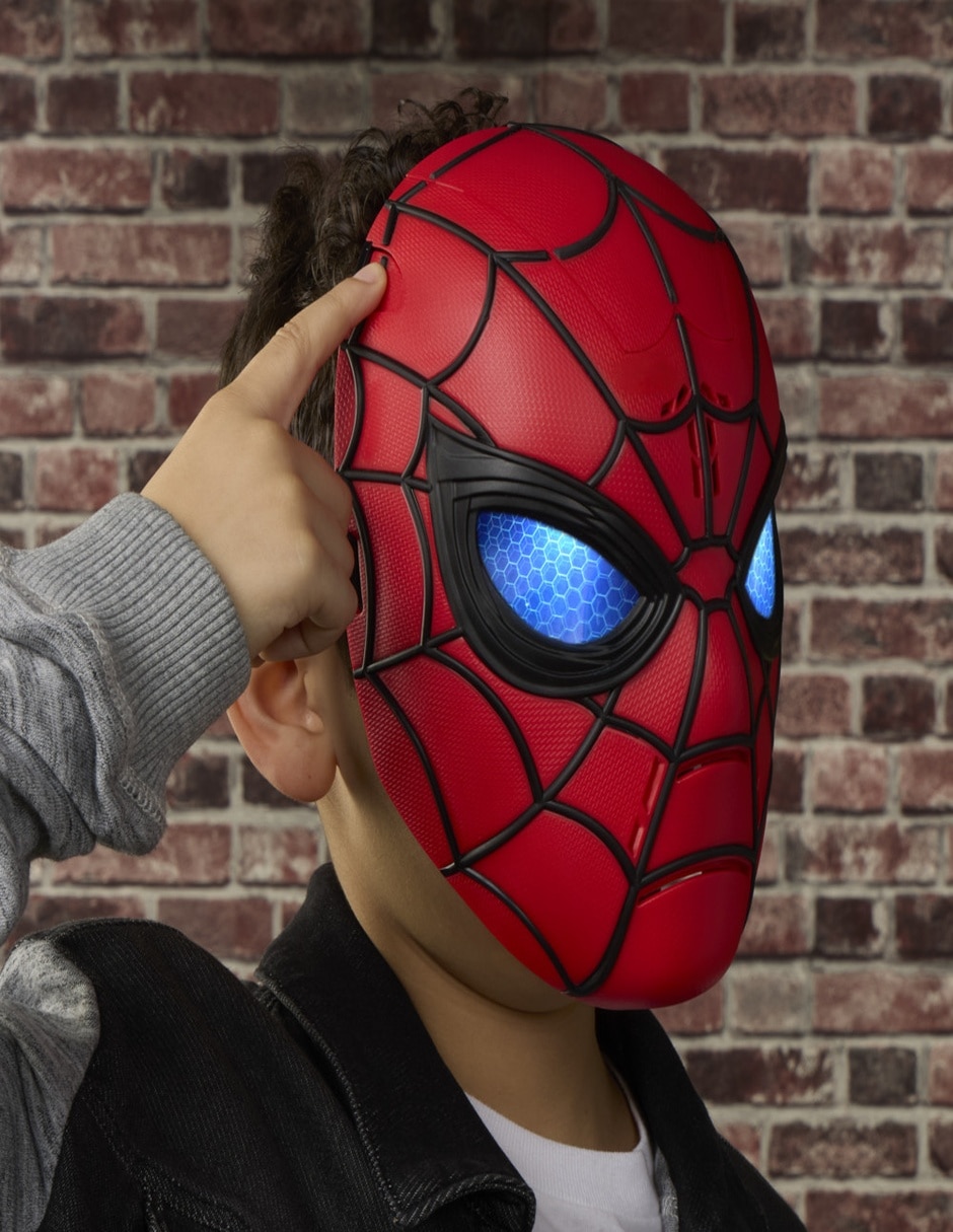 Máscara táctica aire libre y deporte spider-man con luz y sonido 10