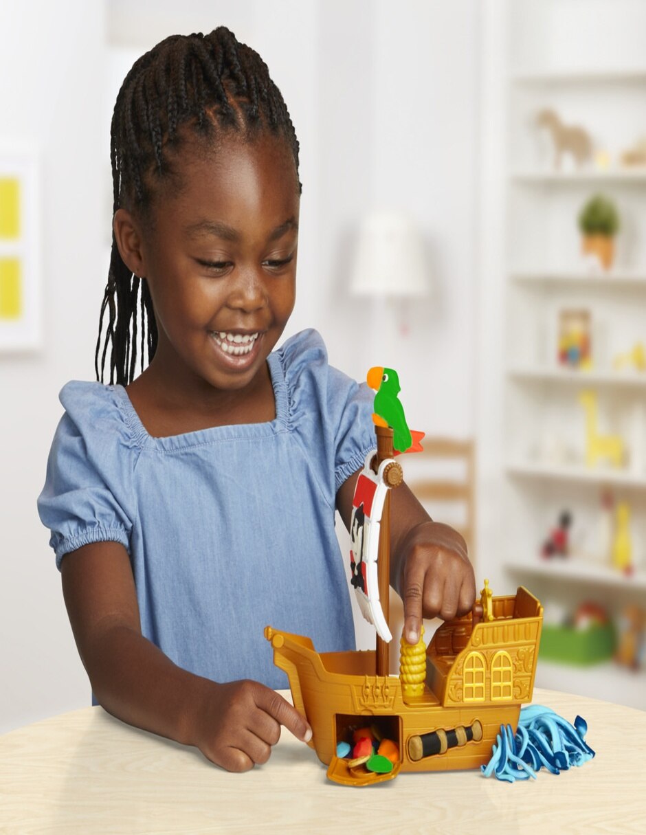 Kit de masa moldeable barco pirata play-doh play-doh 3