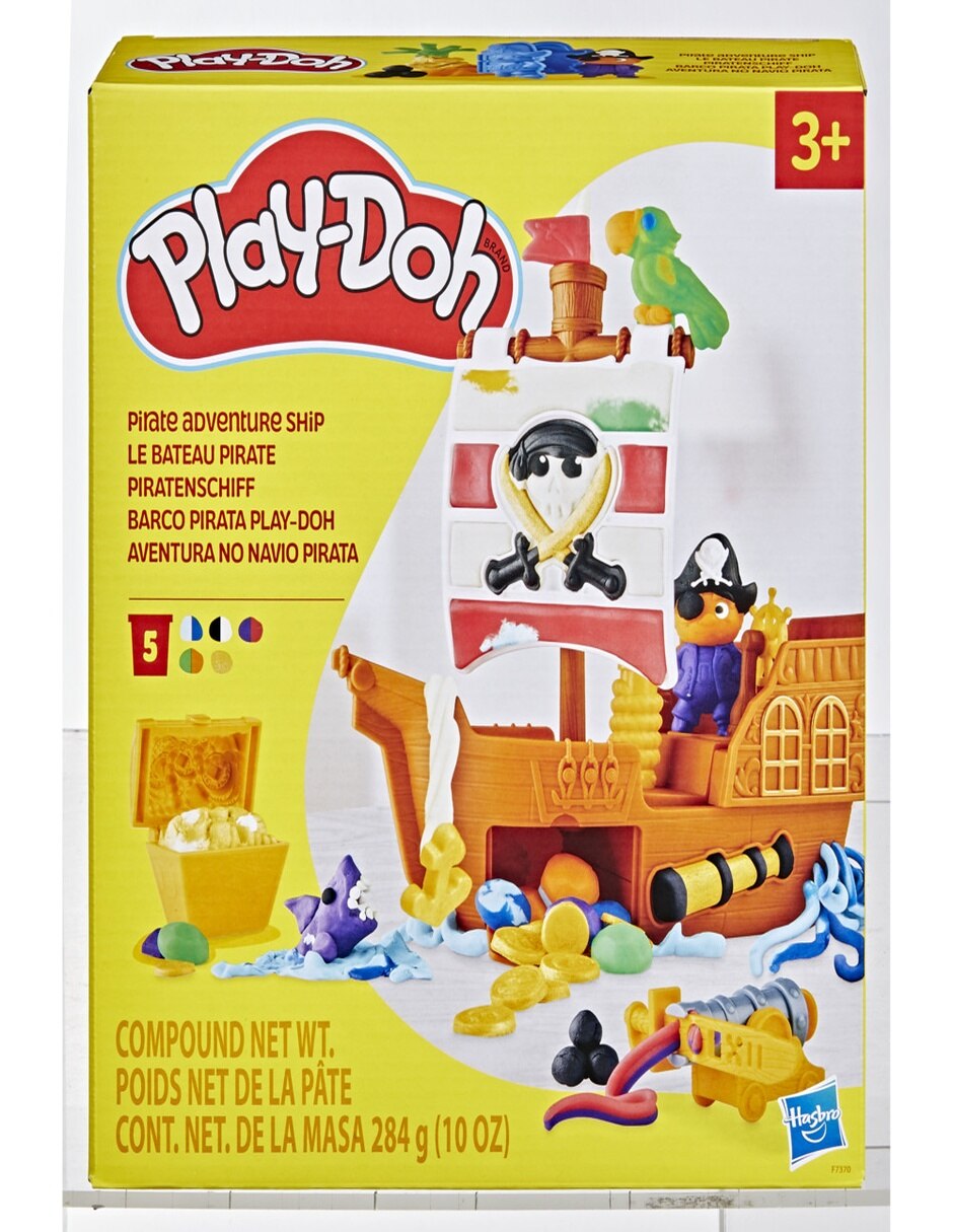 Kit de masa moldeable barco pirata play-doh play-doh 4