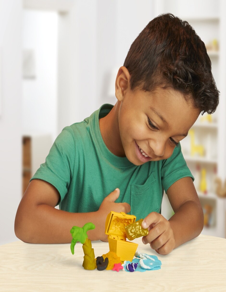 Kit de masa moldeable barco pirata play-doh play-doh 5
