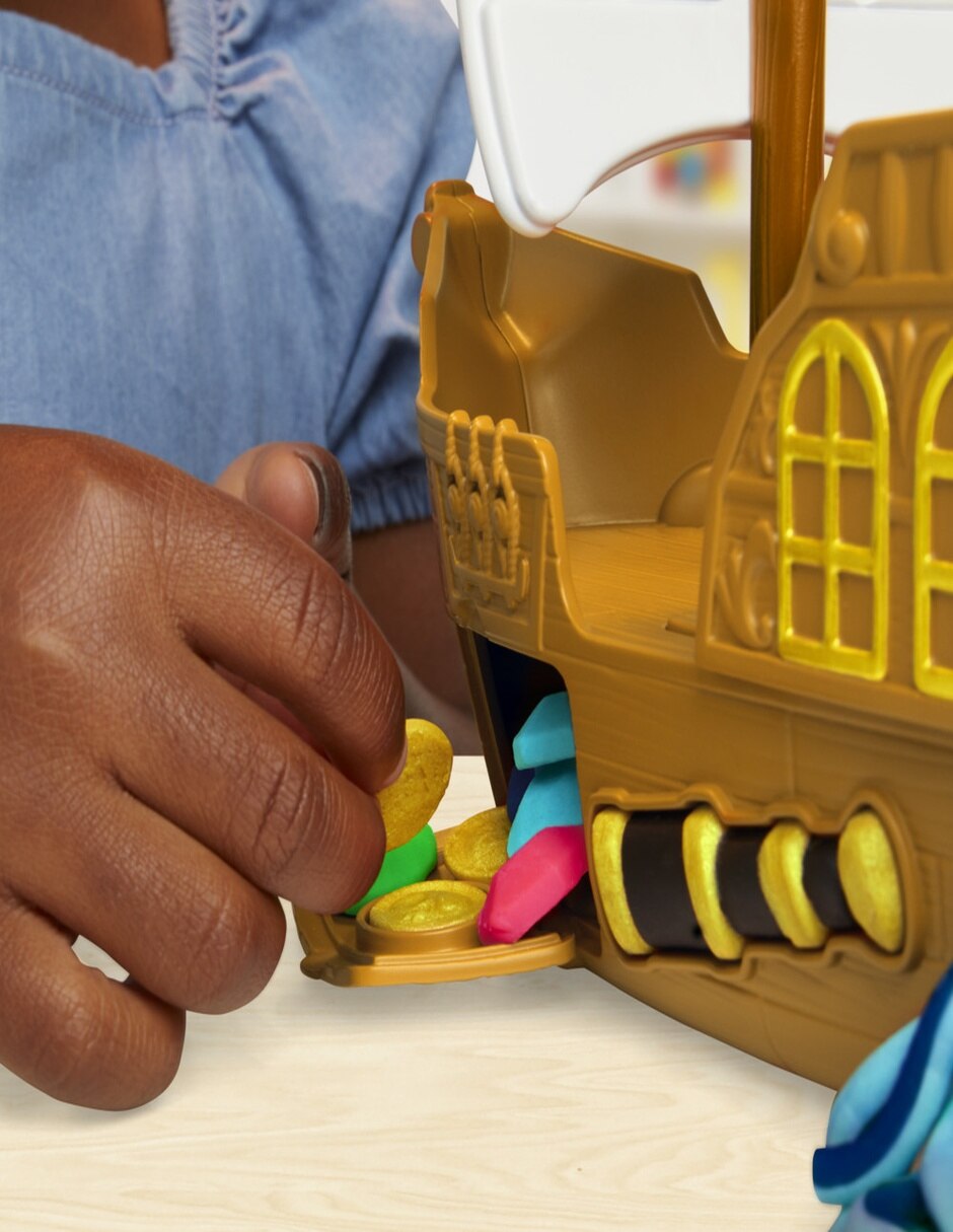 Kit de masa moldeable barco pirata play-doh play-doh 7