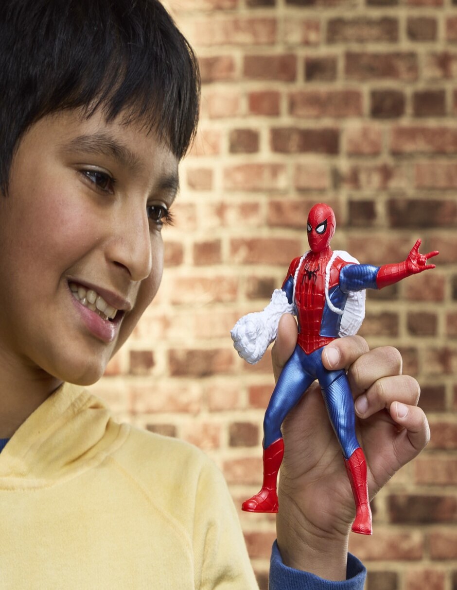 Figura de colección articulada spider man spider-man con sonido 7