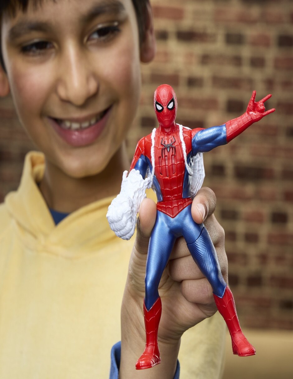 Figura de colección articulada spider man spider-man con sonido 8