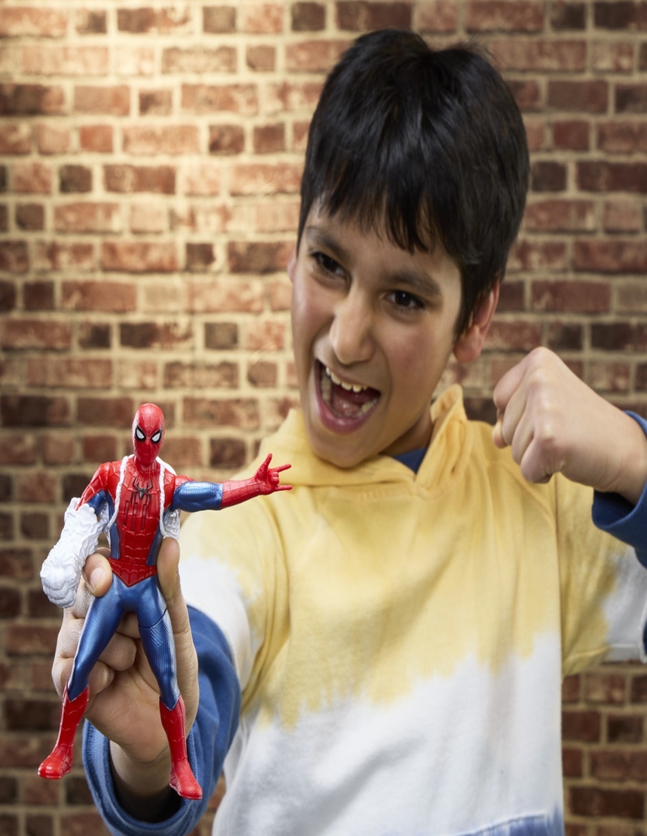 Figura de colección articulada spider man spider-man con sonido