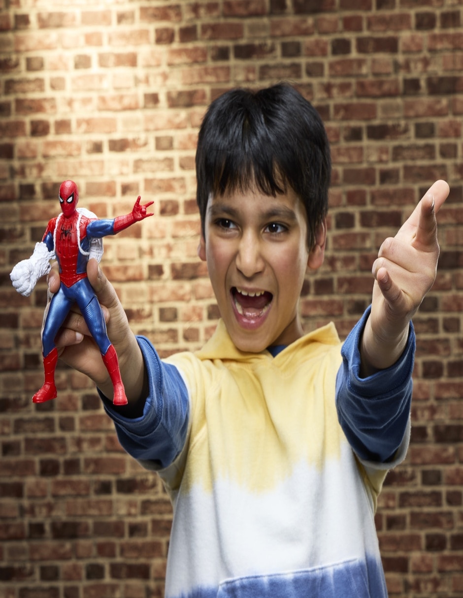Figura de colección articulada spider man spider-man con sonido 6