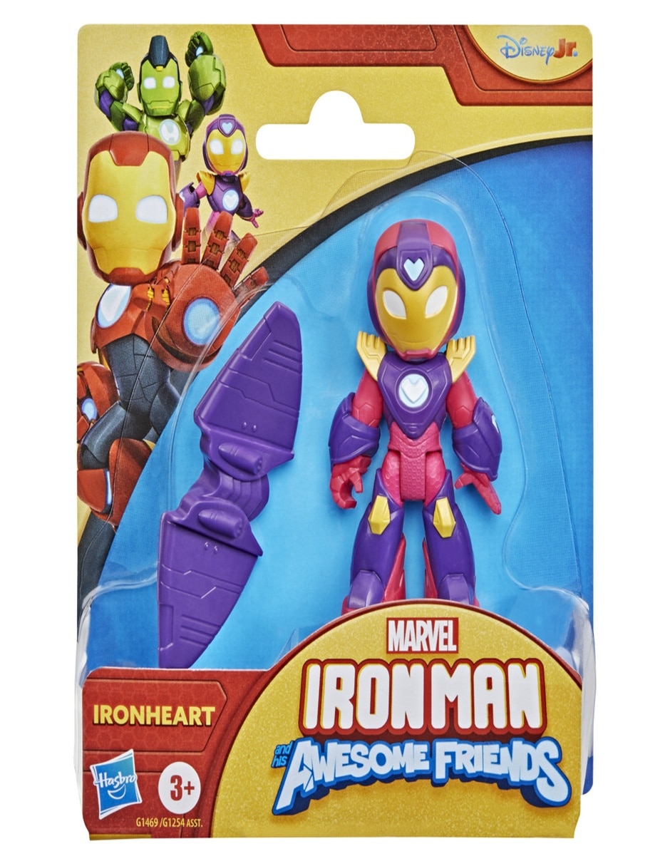 Figura de colección articulada iron man and his awesome friends ironheart 5