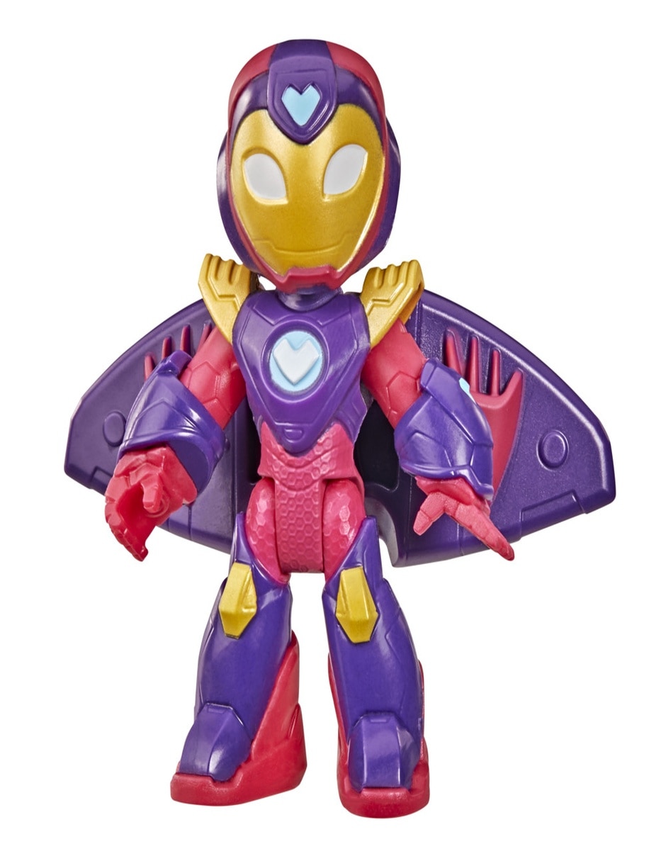 Figura de colección articulada iron man and his awesome friends ironheart 3