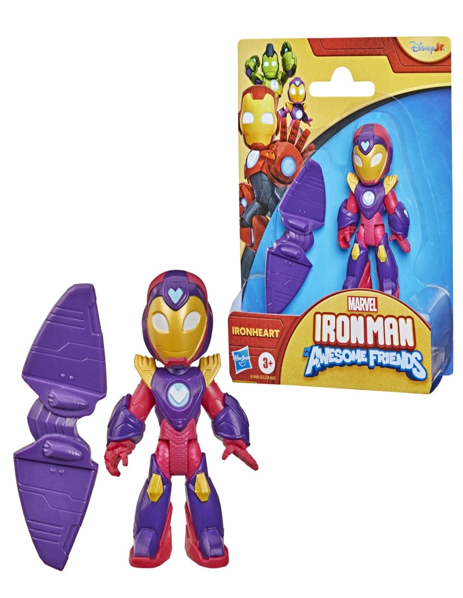 Figura de colección articulada iron man and his awesome friends ironheart 2