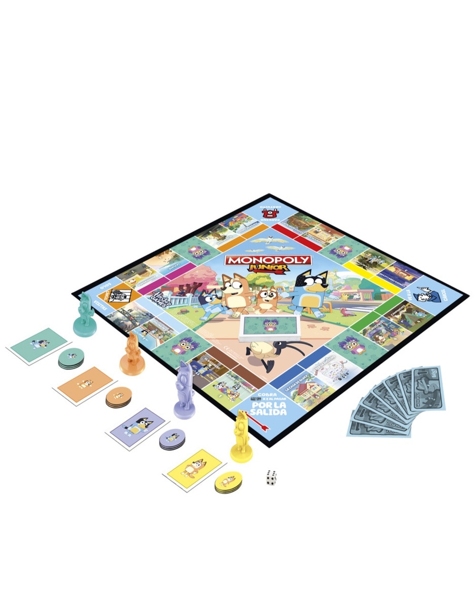 Juego de mesa monopoly junior bluey monopoly monopoly junior