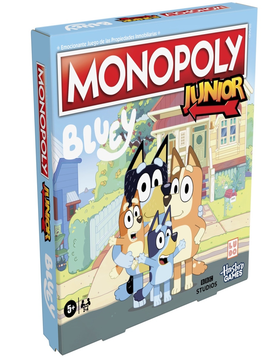 Juego de mesa monopoly junior bluey monopoly monopoly junior 15