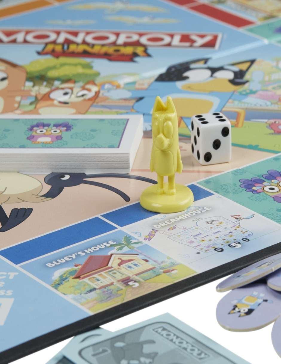 Juego de mesa monopoly junior bluey monopoly monopoly junior 16