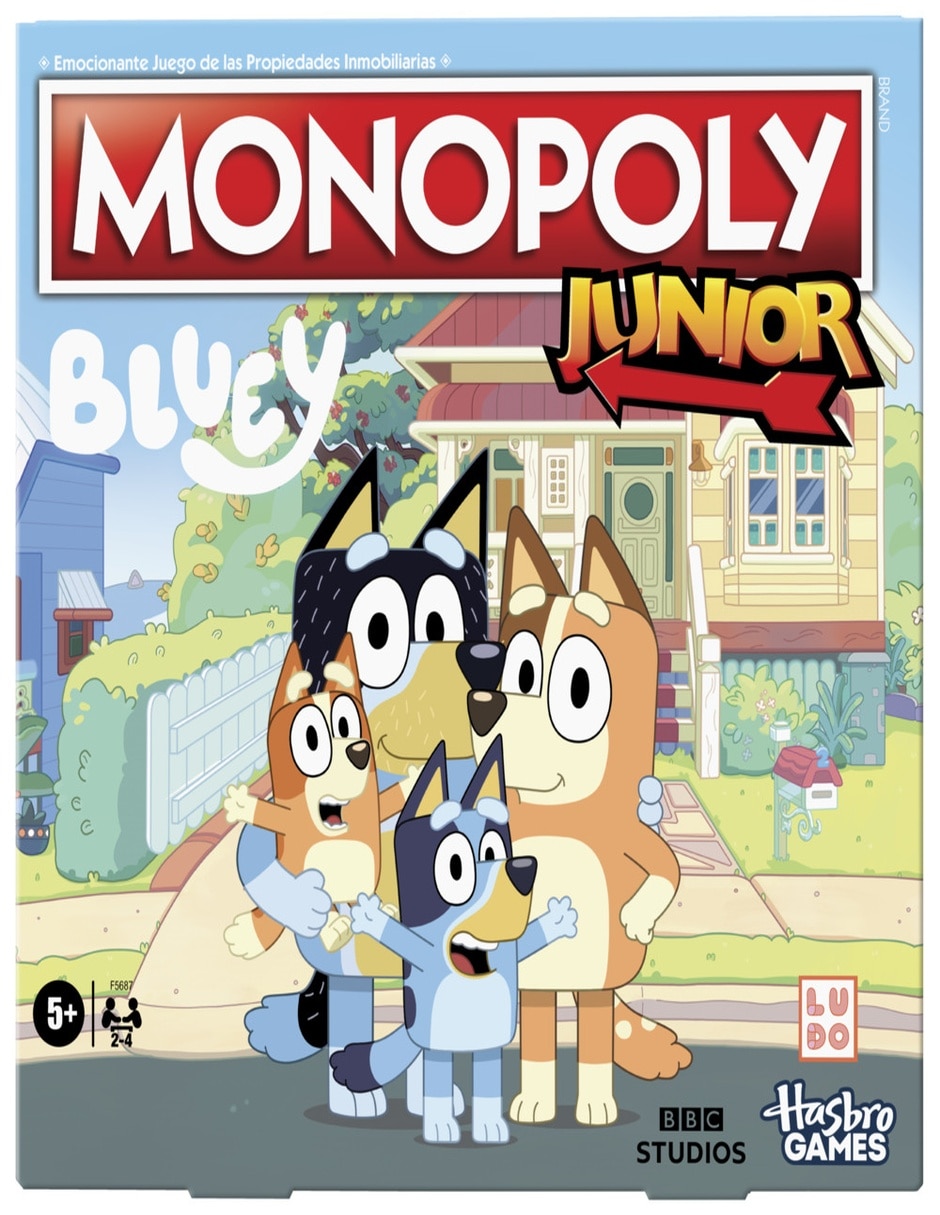 Juego de mesa monopoly junior bluey monopoly monopoly junior 2