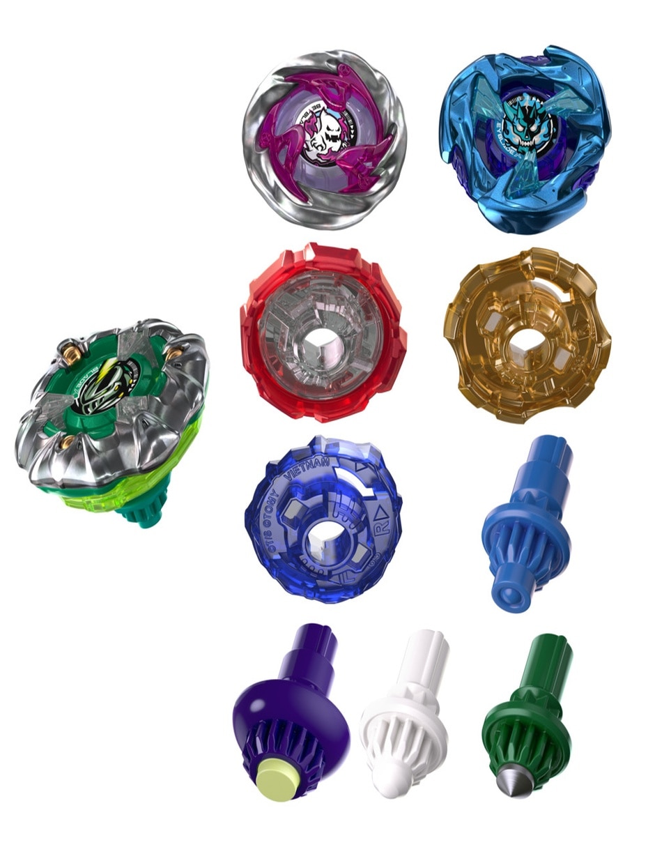 Set trompos de batalla pack de expansión x-treme x 6