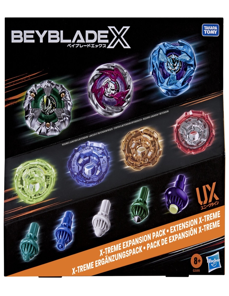 Set trompos de batalla pack de expansión x-treme x 7