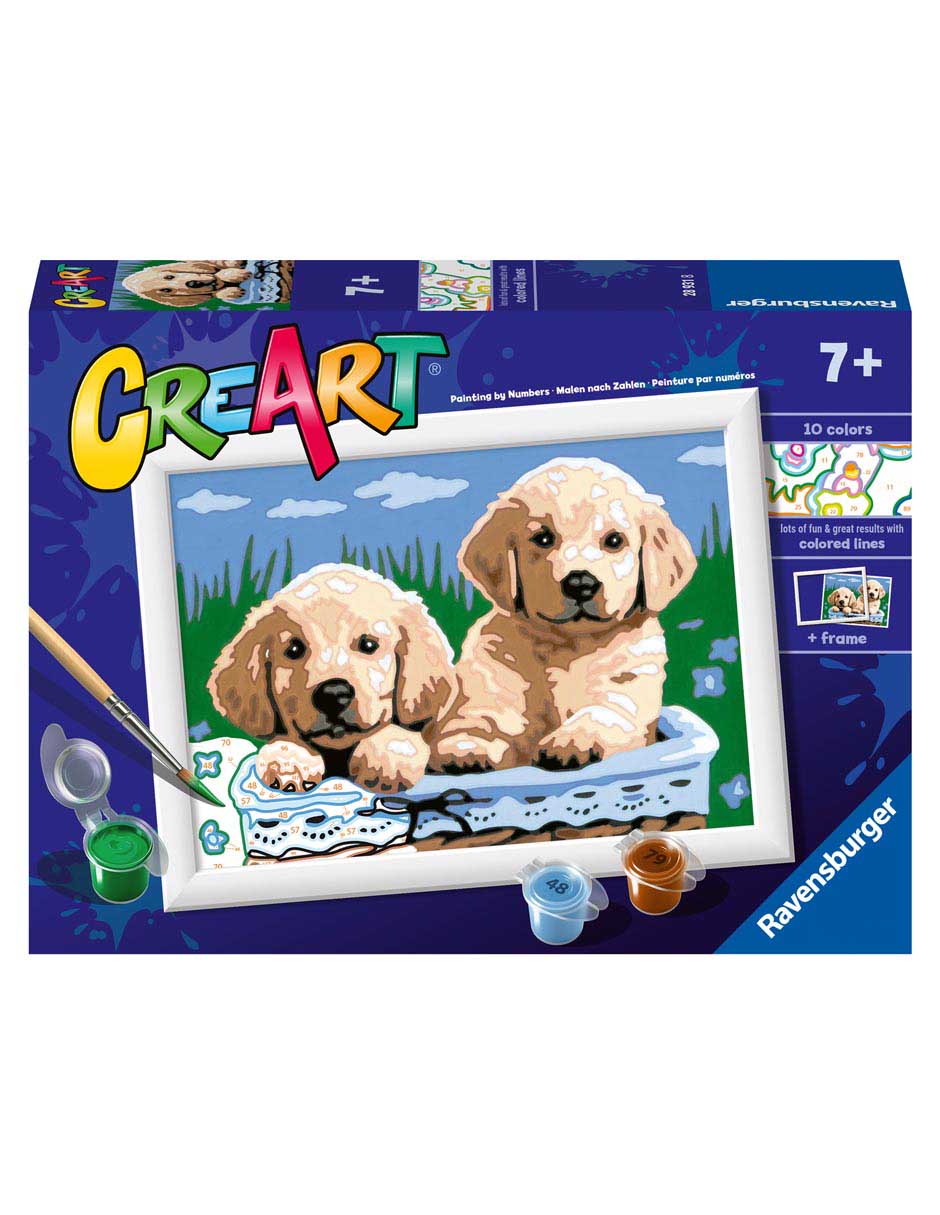 Juego de mesa creart perros retriever 1