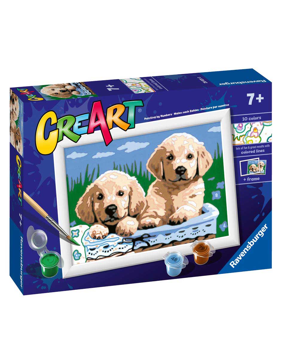 Juego de mesa creart perros retriever Juego de mesa creart perros retriever