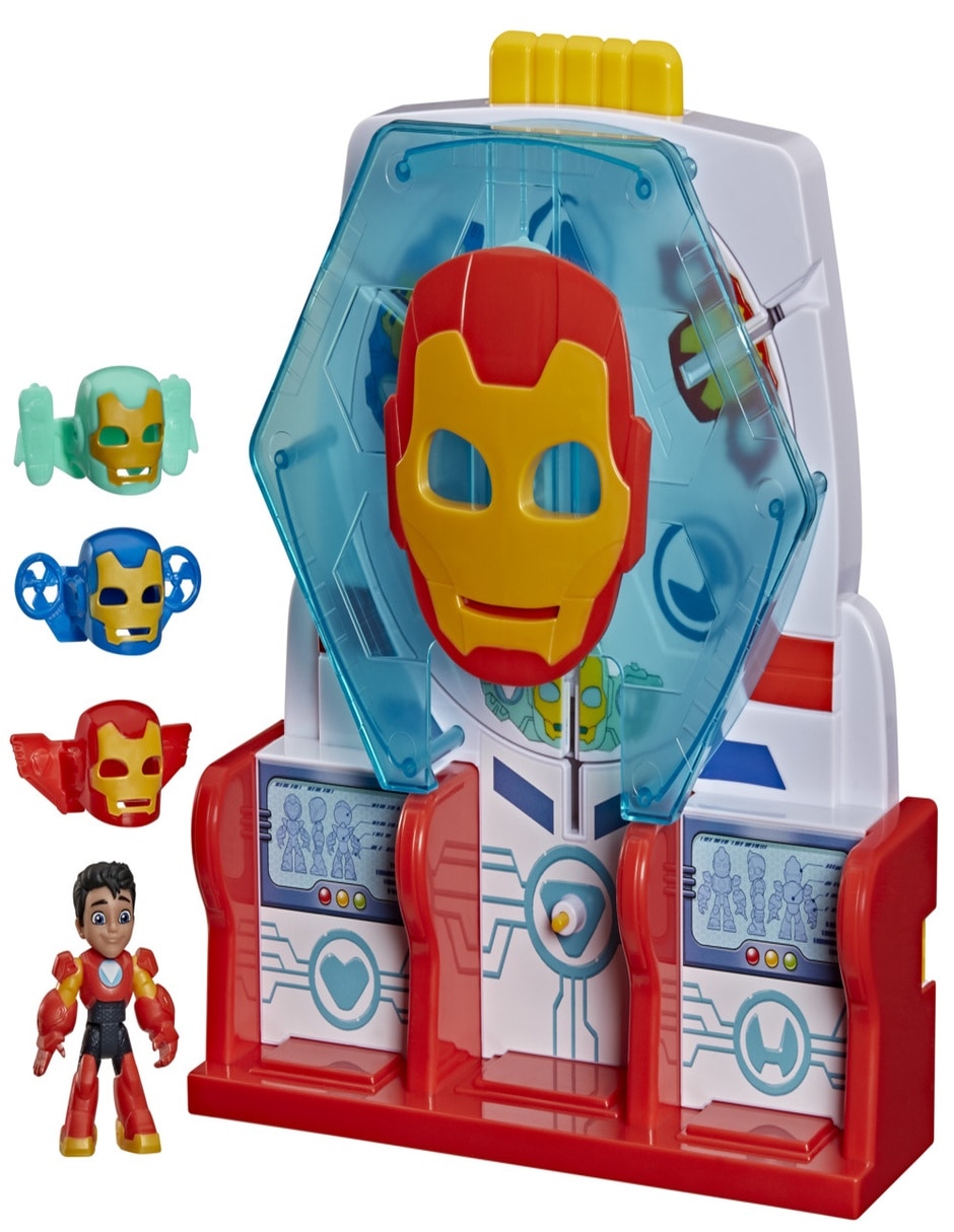 Figura de colección articulada iron man and his awesome friends iron man