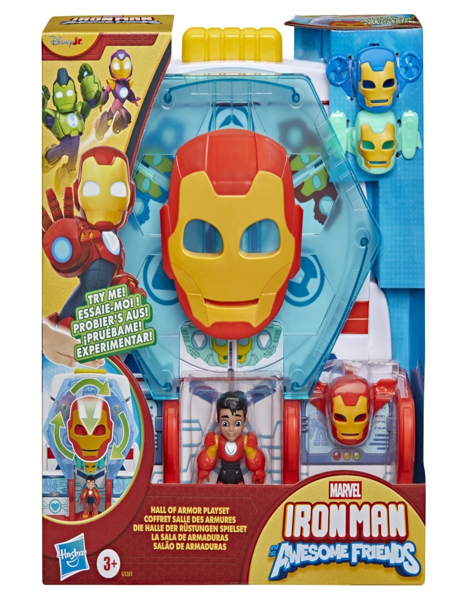 Figura de colección articulada iron man and his awesome friends iron man 6
