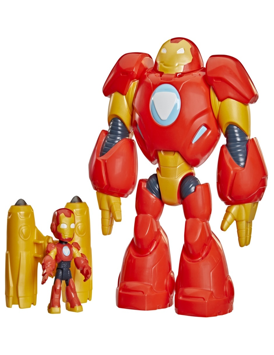 Figura de colección articulada iron man and his awesome friends iron man