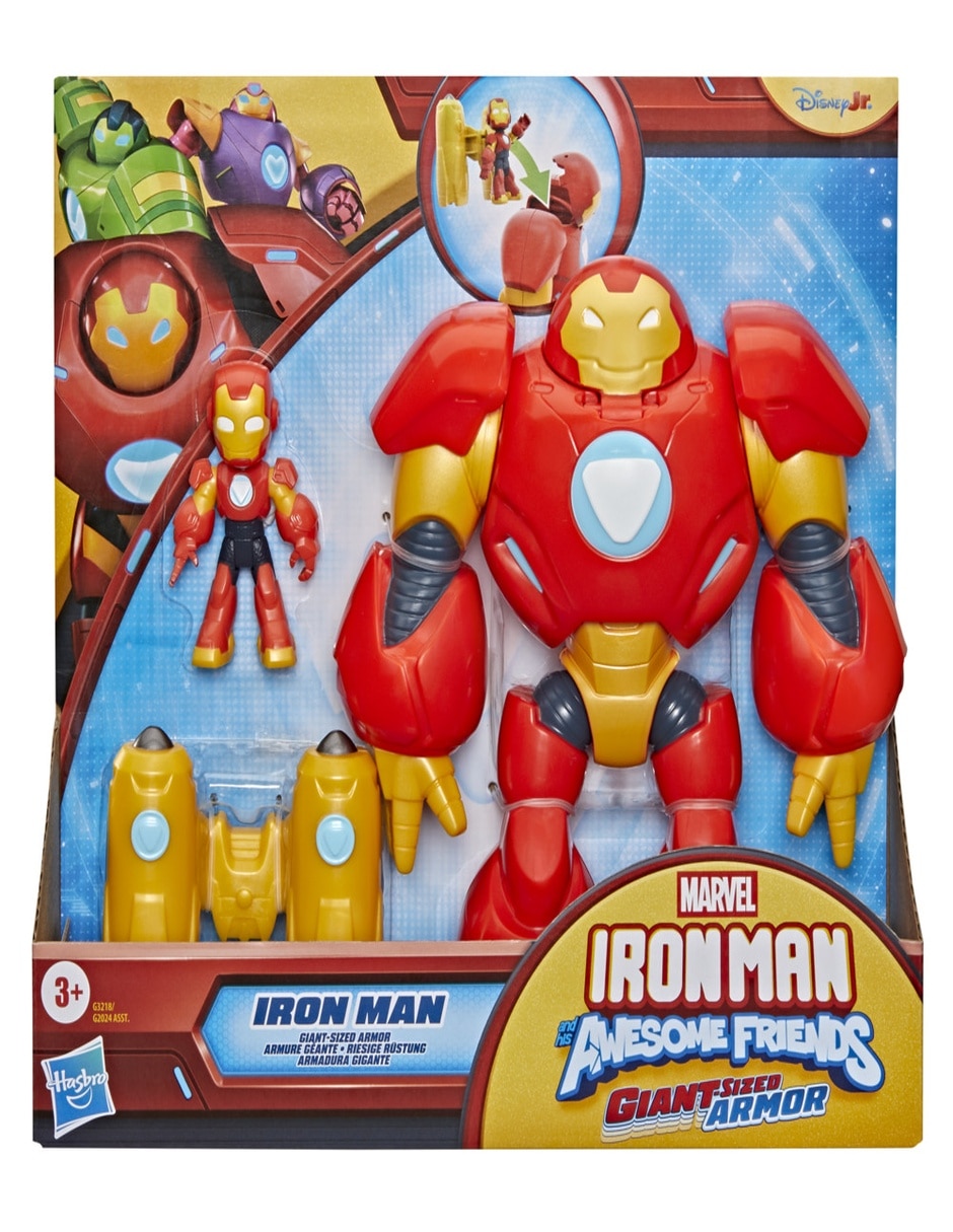 Figura de colección articulada iron man and his awesome friends iron man 16