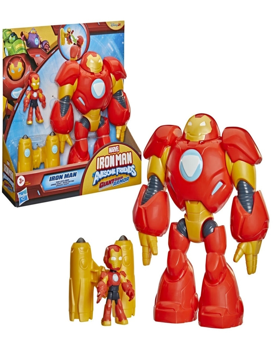 Figura de colección articulada iron man and his awesome friends iron man 13