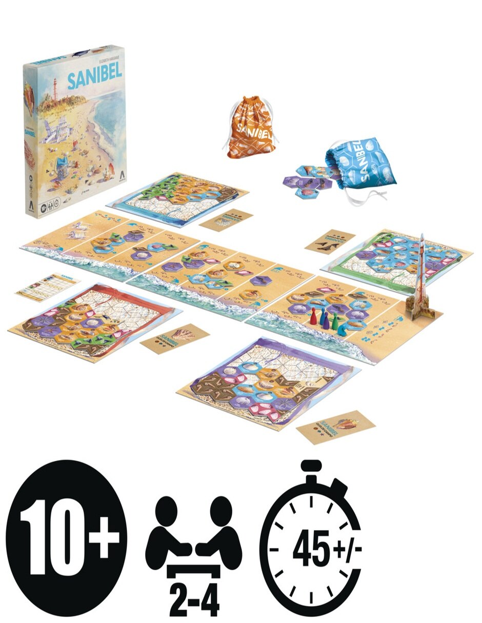 Juego de mesa sanibel hasbro games 9
