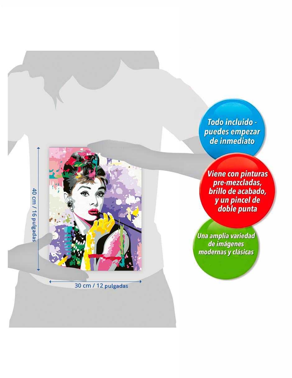 Juego de mesa creart audrey hepburn 3