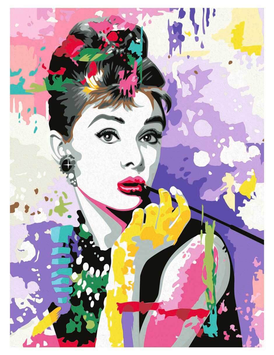 Juego de mesa creart audrey hepburn 5