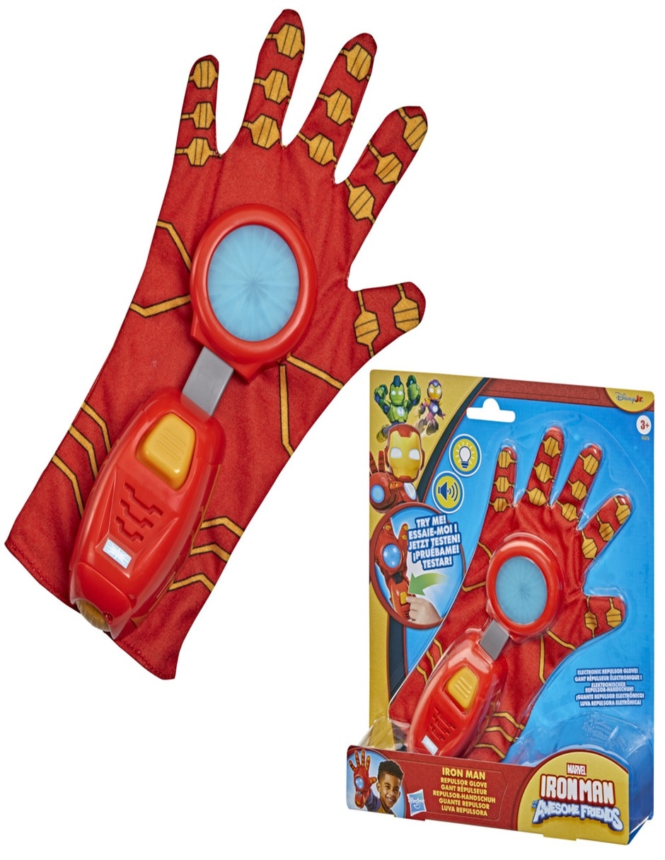 Figuras accion iron man and his awesome friends iron man con luz y sonido 2