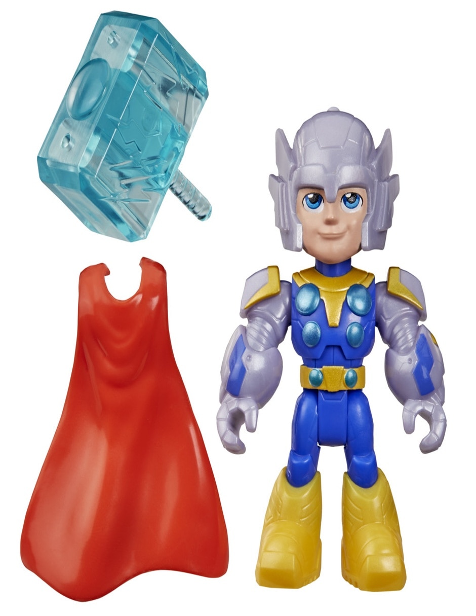 Figura de colección articulada iron man and his awesome friends thor