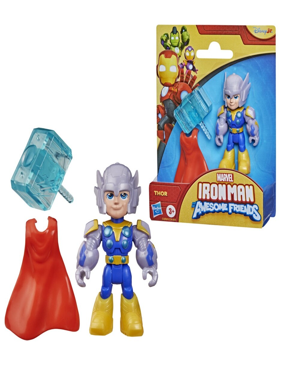 Figura de colección articulada iron man and his awesome friends thor 5