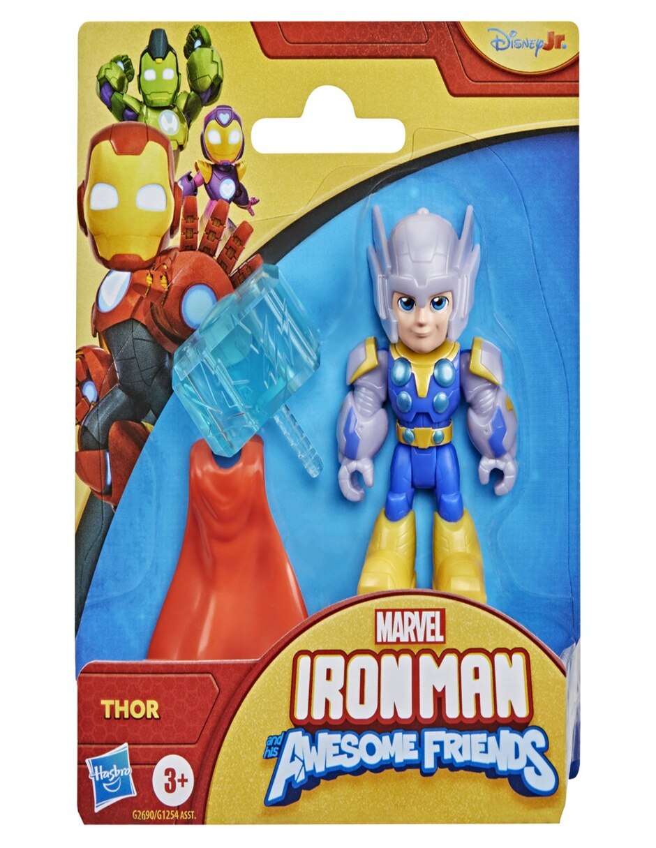 Figura de colección articulada iron man and his awesome friends thor 9