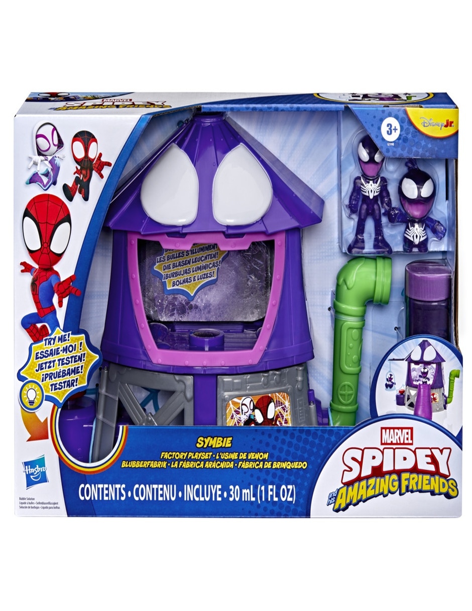 Figura de colección articulada spidey and his amazing friends con luz 6
