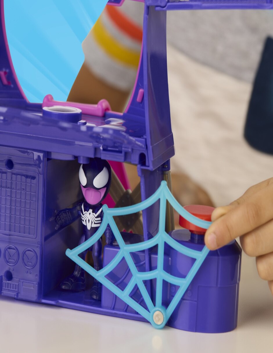 Figura de colección articulada spidey and his amazing friends con luz 4