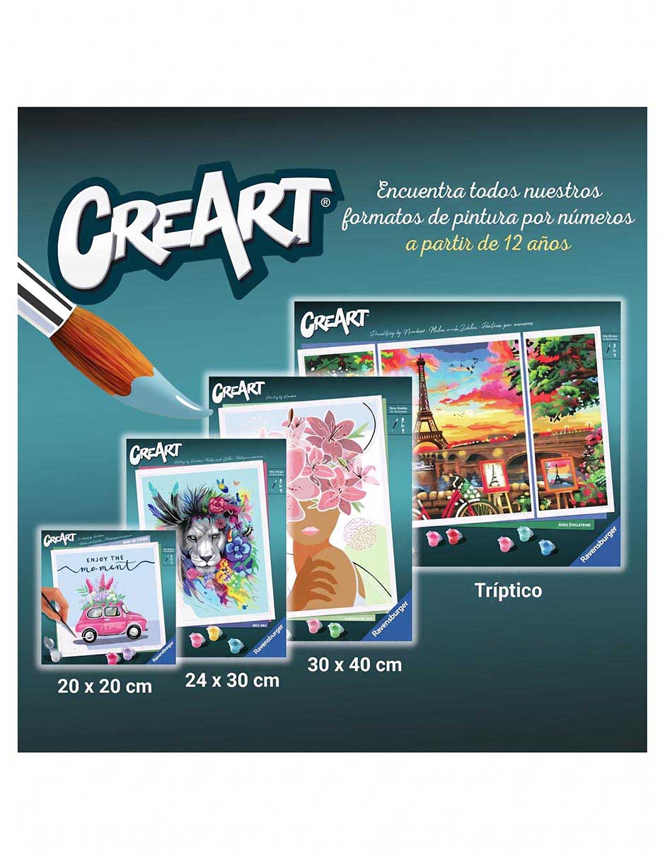 Juego de mesa creart boho lion