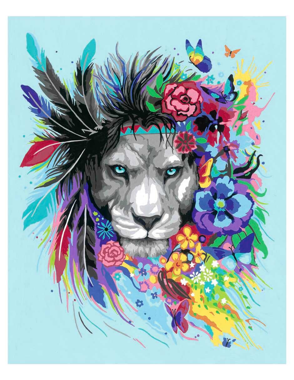 Juego de mesa creart boho lion 8