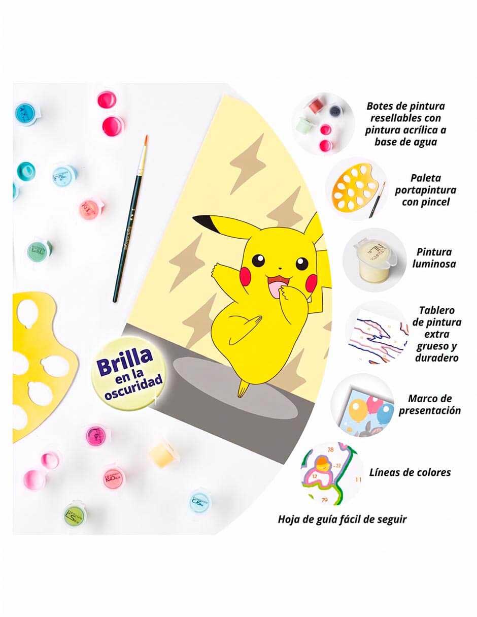 Juego de mesa creart pikachu 4