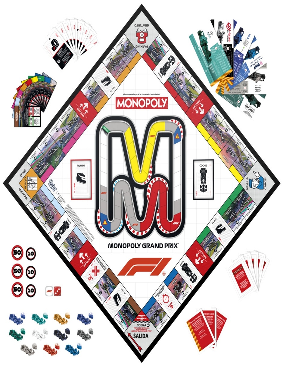 Juego de mesa monopoly edici—n f1 f—rmula 1 monopoly 15